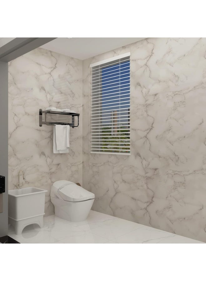 Marble Pattern Self-Adhesive Wallpaper – Waterproof & Easy to Clean for Walls & Surfaces – 5m × 60cm - Image 4