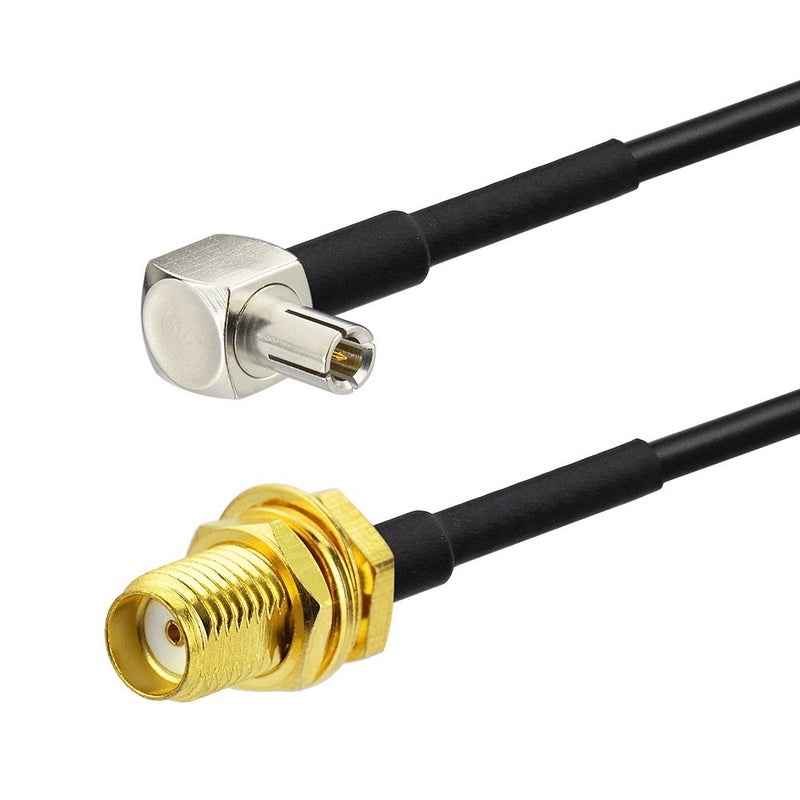 Bingfu 4G LTE Antenna Adapter TS9 Connector to SMA Female Coaxial Pigtail Cable 15cm 6 inch (2-Pack) Compatible with 4G LTE Mobile Broadband Modem Mobile Hotspot MiFi Router USB Modem Dongle Adapter - Image 2