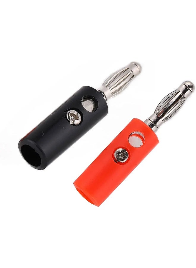 Male Plug 4mm Multicolour – 4mm Male Banana Plug Multicolour Connector for Power Supply Connections, Multimeter Leads, Audio Systems, Laboratory Testing & DIY Electronics Applications - Image 3