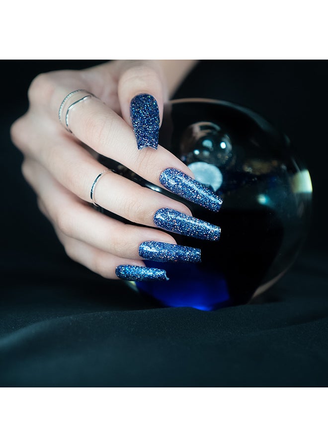 Lechat UV And LED Hard Builder Gel For Nail Design Glitter Extension Strengthening Sculpting Molding 0.5oz Midnight Fusion Sky Dust GG12 - Image 3