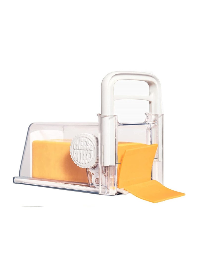 قطاعة الجبن للجبن الكتلي: قطاعة جبن الزبدة 4 في 1 المحمولة باليد، مجموعة قطاعة جبن متعددة الاستخدامات لتقطيع النقانق والسلطة والخضروات والخبز، سلك قطاعة الجبن للاستخدام المنزلي في المطبخ - Image 2