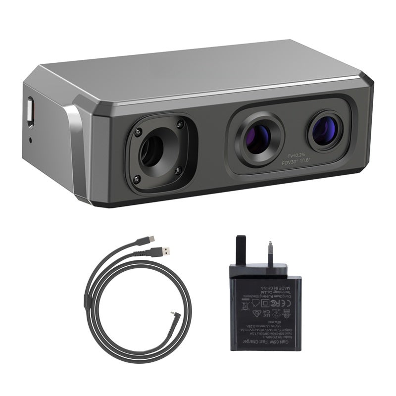 3D Seal Scanner: 0.01mm Accuracy 0.05mm Resolution 24-Bit Color Depth - Vibrant Color Reproduction 10fps Frame Rate for 3D Printing, Digital Art and DIY Projects - Image 4