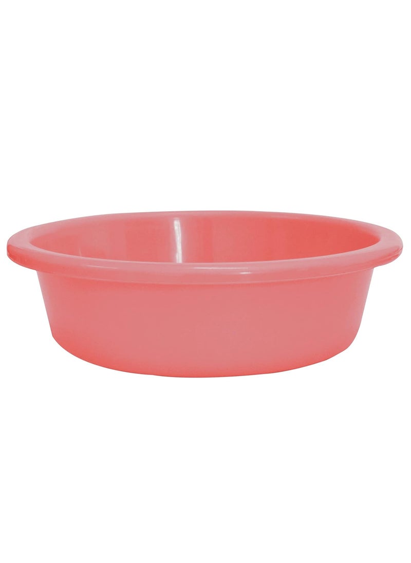 Kuber Industries Kuber Industries Multiuses Unbreakable Plastic Knead Dough Basket/Basin Bowl For Home & Kitchen 6 Ltr- Pack of 2 (Light Pink & Grey)  - Image 2