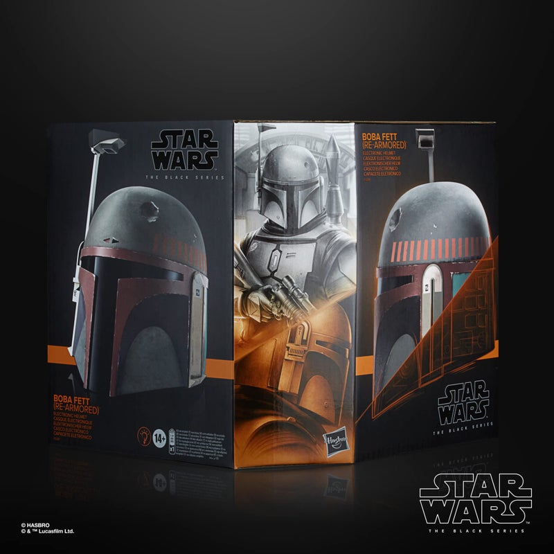 STAR WARS The Black Series Boba Fett (Re-Armored) Premium Electronic Helmet, The Mandalorian Roleplay Collectible for Kids Ages 14 and Up - Image 2