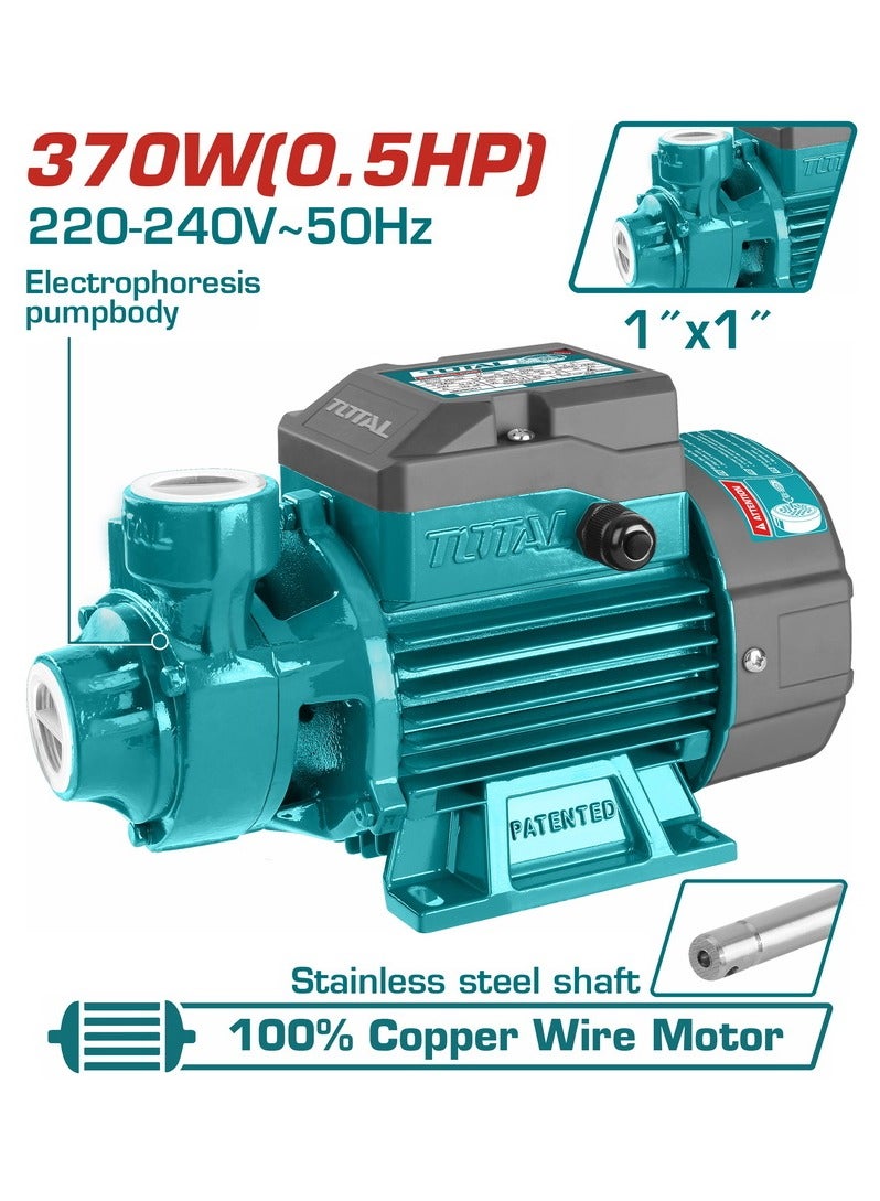 Total 0.5HP Self-Priming Water Motor – 370W Power, Copper Coil Durability, Unstoppable Performance. - Image 4