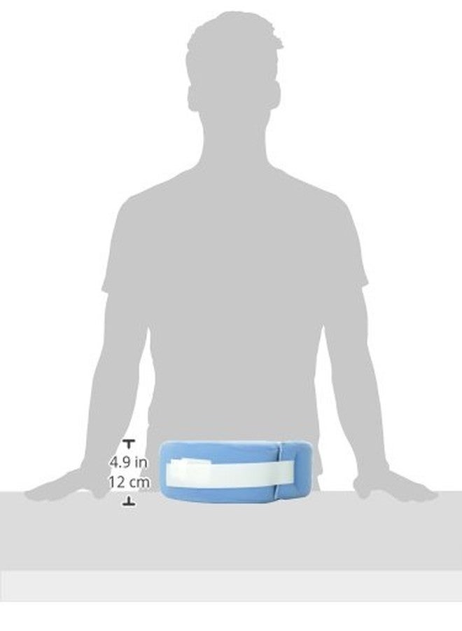 DMI Leg and Foot Elevation Pillow with Adjustable Hook and Loop, Blue - Image 2
