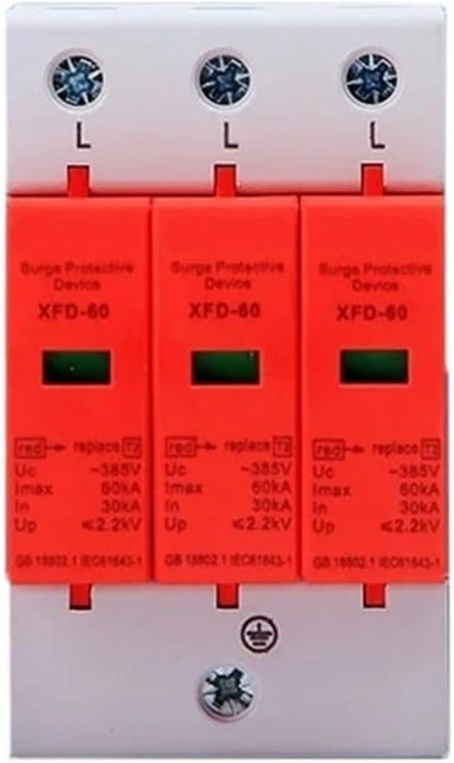 1PCS 1P 2P 3P 4P House Lightning Surge Protector Protective Low-Voltage Arrester Device 380V Lightning Protection Device(1,100KA) - Image 5