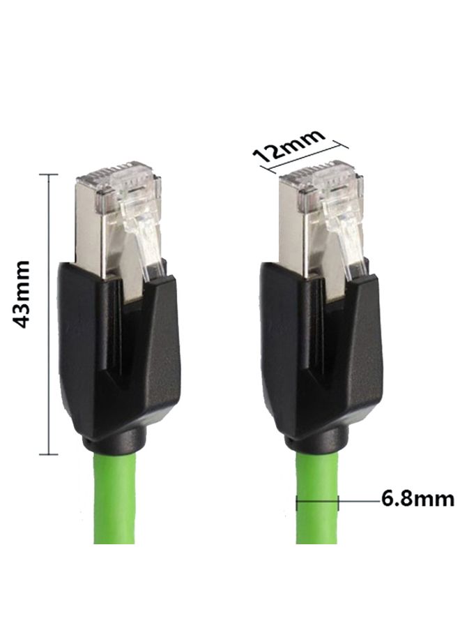BURAQ 1m CAT6 Double Shielded Gigabit Industrial Cable Vibration-Resistant And Highly Flexible Drag Chain Cable - Image 3