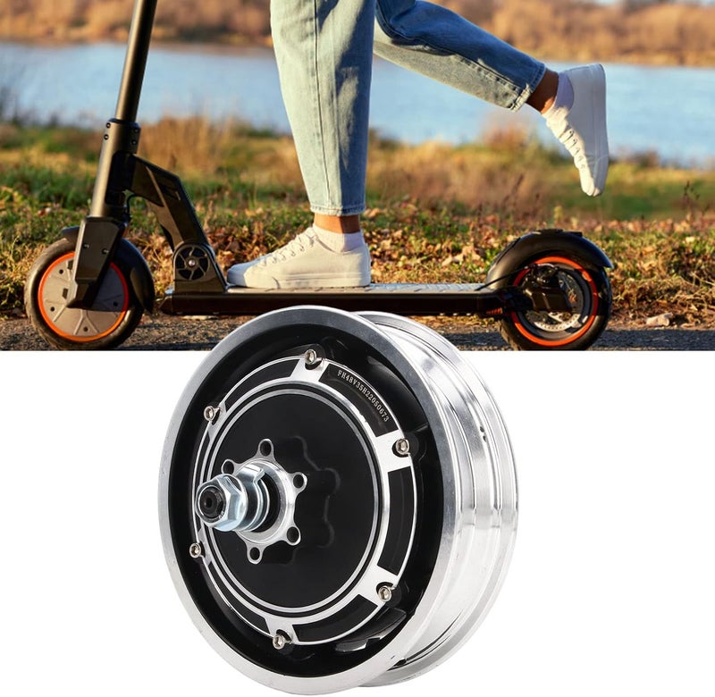 klarako Electric Scooter Hub Motor, 10 Inch 48V 1000W Waterproof Brushless Hub Motor, Aluminum Alloy Electric Bike Wheel Hub Motor Conversion Kit for Electric Bicycle, EBike, Electric Scooter - Image 5