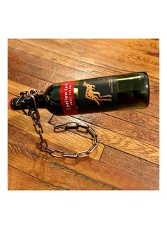 SYOSI Magic  Bottle Holder, Floating  Holder Steel Link Chain  Stand Air-Hanging  Rack Gravity Defying  Holder Illusion  Bottle Holder Chain  Bottle Stand for Kitchen Bar  - Image 4