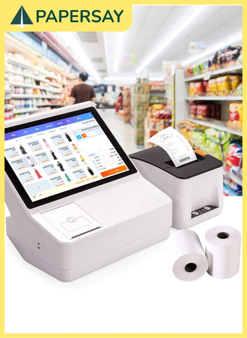 PAPERSAY 5 Rolls Thermal Printer Paper, 57 X 30mm, Featuring High Sensitivity, Water Resistance, BPA-free, Smooth, and Bright White Properties, Suitable for Thermal Receipt Printing. - Image 5