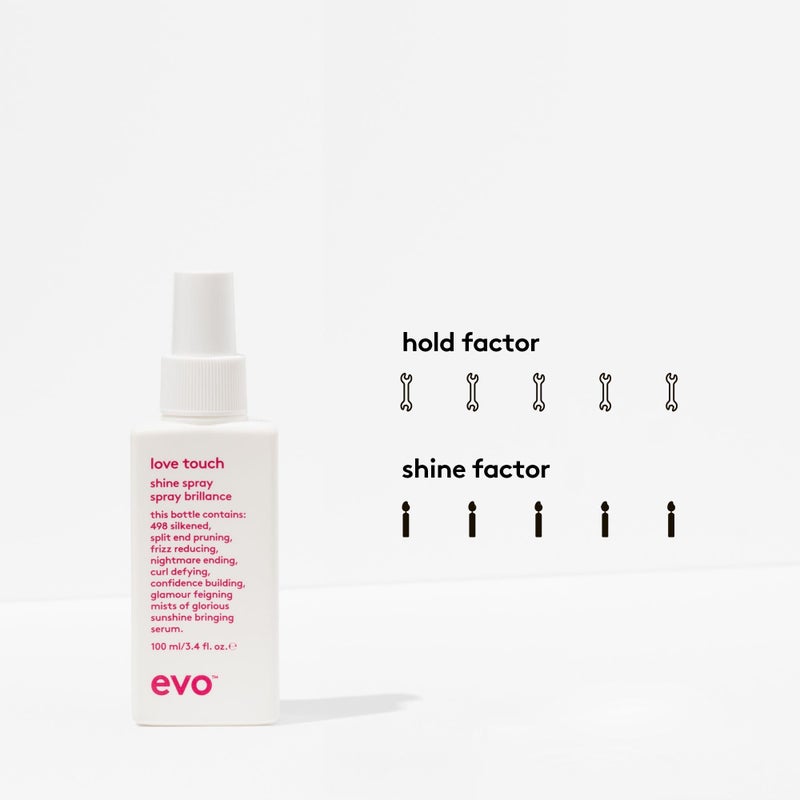 EVO Love Touch Shine Spray - Super Lightweight Hair Styling Mist For A High Shine Finish - 3.4fl.oz - Image 3