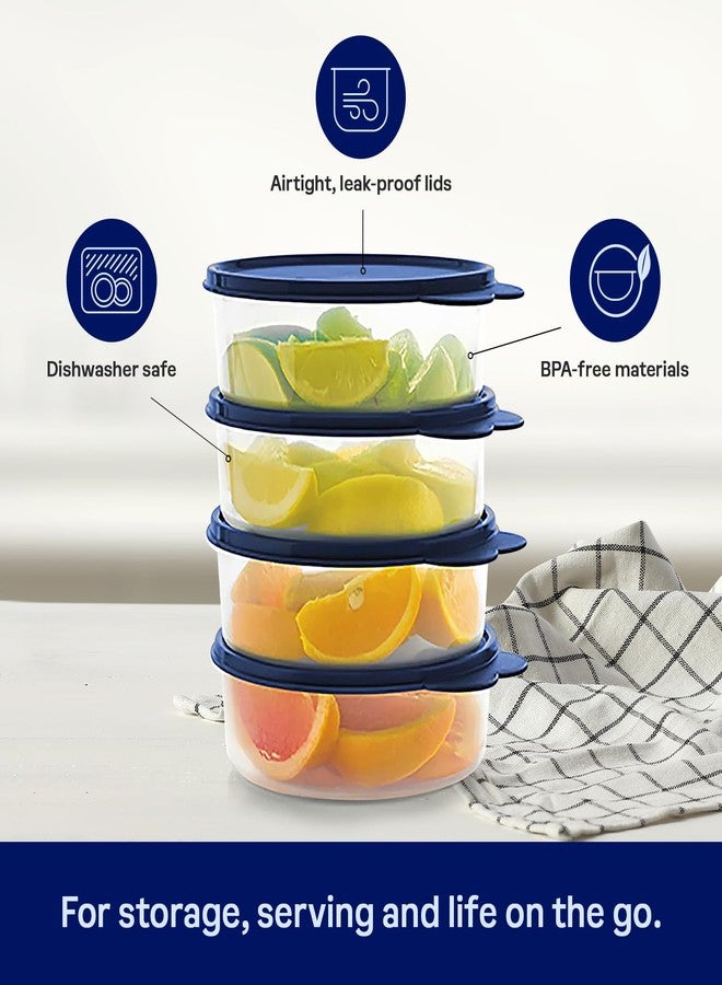 توبروير مجموعة أوعية تخزين الطعام من تابروير بيج وندرز، سعة 2 كوب، مكونة من 4 أوعية مع أغطية، آمنة للغسل في غسالة الأطباق وخالية من مادة BPA (4 أوعية، 4 أغطية) - Image 4