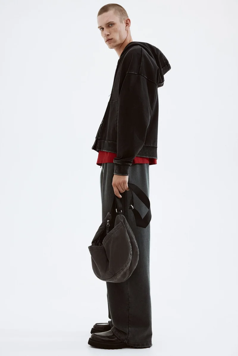 Oversized Fit Zip-through hoodie