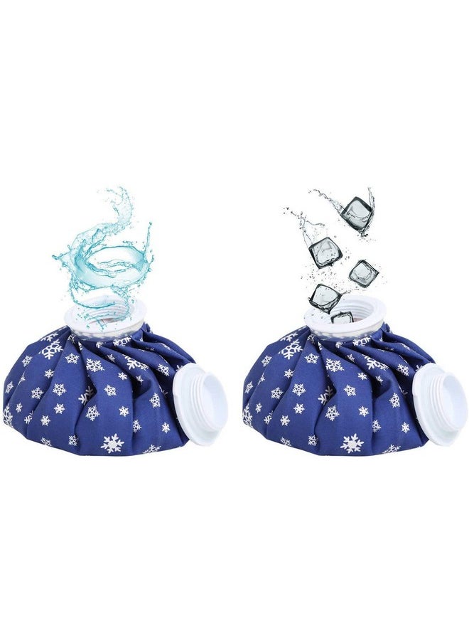 STOLENBAND ® 2 Pieces Care Ice Bag Hot And Cold Ice Bag 6 Inches, 9 Inches Pain Relief Care Ice Bag Reusable Screw Top Ice Bag Hot Cold Therapy For Sports Injury, Knee Head Leg Injury, Mandala Pattern (Multicolour)  - Image 5