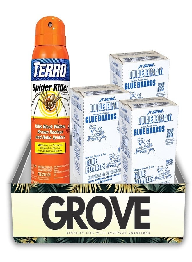 GROVE TERRO Home Pest Control Kit - Spider & Ant Protection for Indoor Use - Image 1
