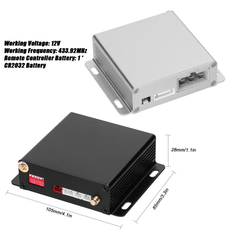 Car Anti-Theft System: Silver BT Module With Dual Remotes - Remote Control With 18-Minute Timer Enhanced Safety Features for Vehicle Security - Image 3