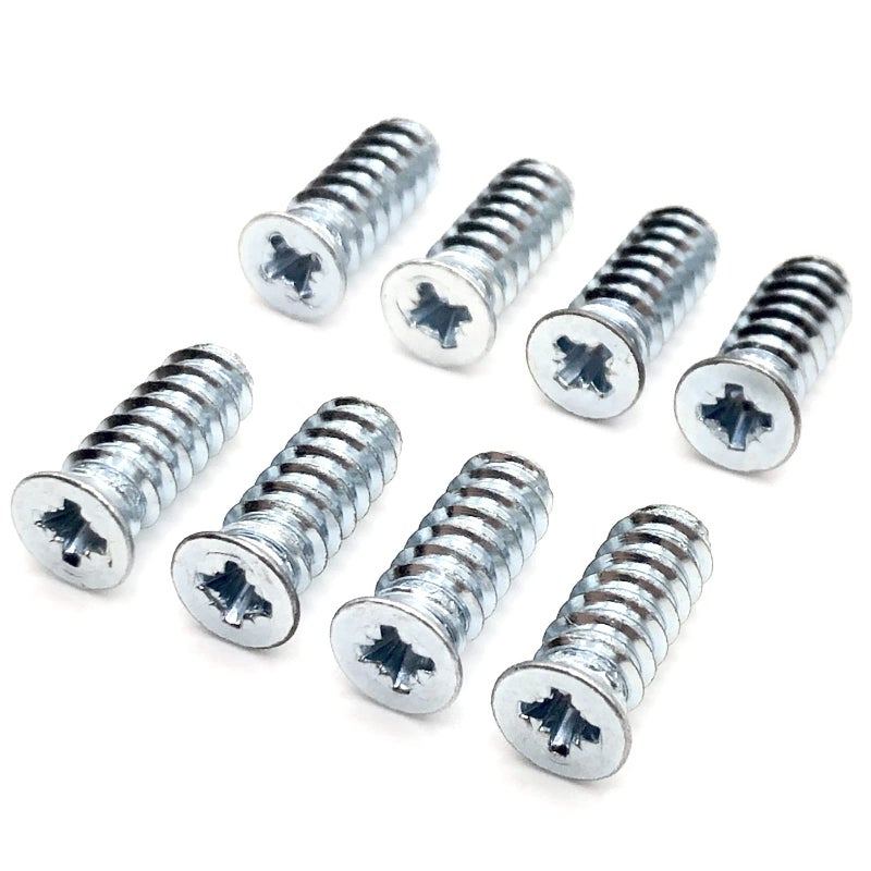 ReplacementScrews Flat Head Euro Screws Compatible with IKEA Part 100372 (Pack of 8) - Image 1