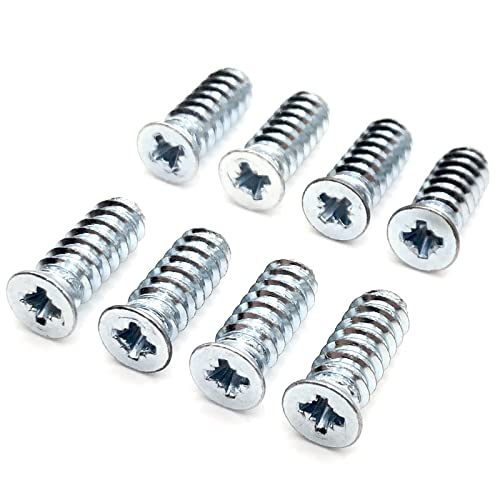 ReplacementScrews Flat Head Euro Screws Compatible with IKEA Part 100372 (Pack of 8) - Image 2