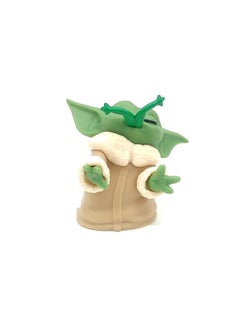 Trunkin Trunkin Baby Yoda Small Rubber Action Figure | Pvc Collectible Weeb Manga Toy Figurine,Beige-Green,10 X 10 cm  - Image 1