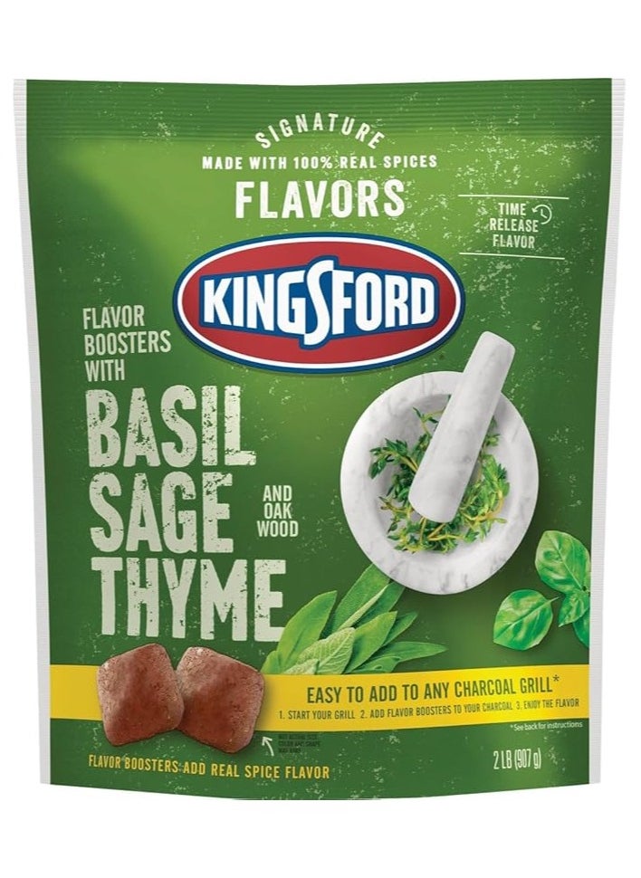 Kingsford 2lbs Basil Sage Thyme Booster 