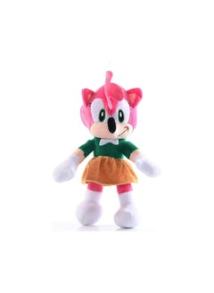 Amy Rose Plush Doll 28cm Soft Pink Hedgehog Toy Cartoon Stuffed Animal with PP Cotton