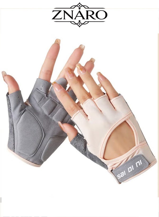 ZNARO Gym Hand Gloves with Anti-skid and Wear-resistant, Comfortable Exercise Gloves and Breathable Gym Gloves Weight Lifting Gloves - Image 1