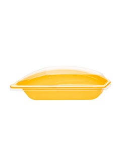 Restaurantware Restaurantware-7 Ounce Banana Split Bowls, 100 Disposable Banana Split Boats - With Lids, Banana Shape, Yellow Plastic Banana Pudding Bowls, Serve Ice Cream Sundaes, Parfaits, or Puddings  - Image 4