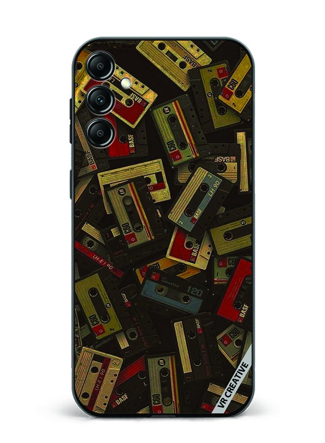 VR CREATIVE Protective Case Cover For Samsung Galaxy A55 Music Carrds Design Multicolour - Image 1