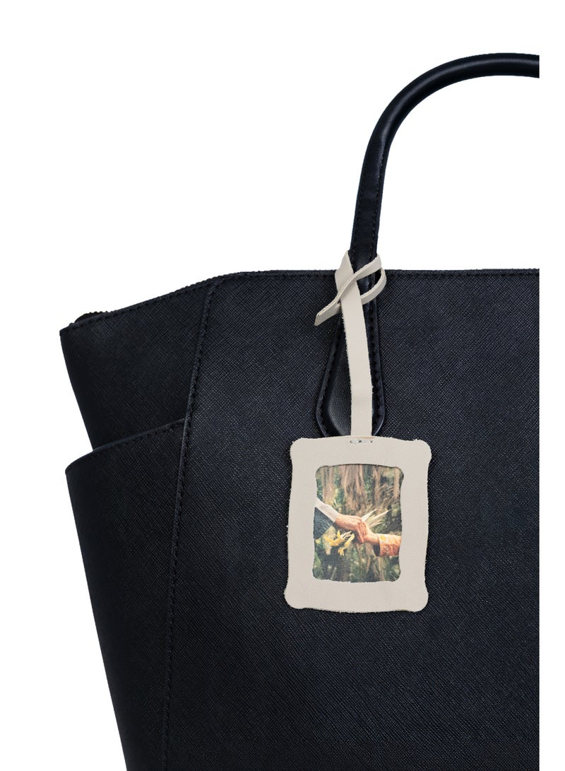 UAE Year Of Leather Frame Charm - Beige - Image 2
