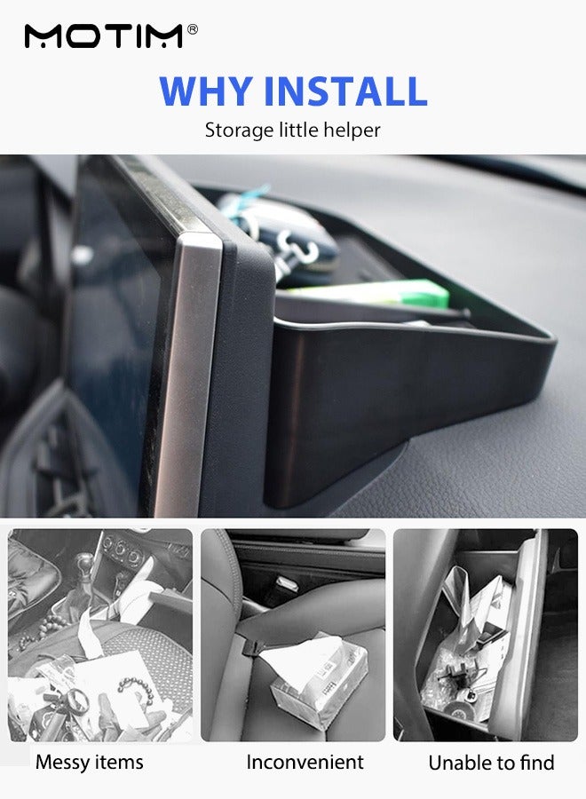 Motim Toyota Car Dashboard Storage Box Organizer, Center Console Storage Tray, Dashboard Organizer Stowing Tidying For Toyota Corolla 2019-2022 / Corolla Cross 2022-2024 - Image 4