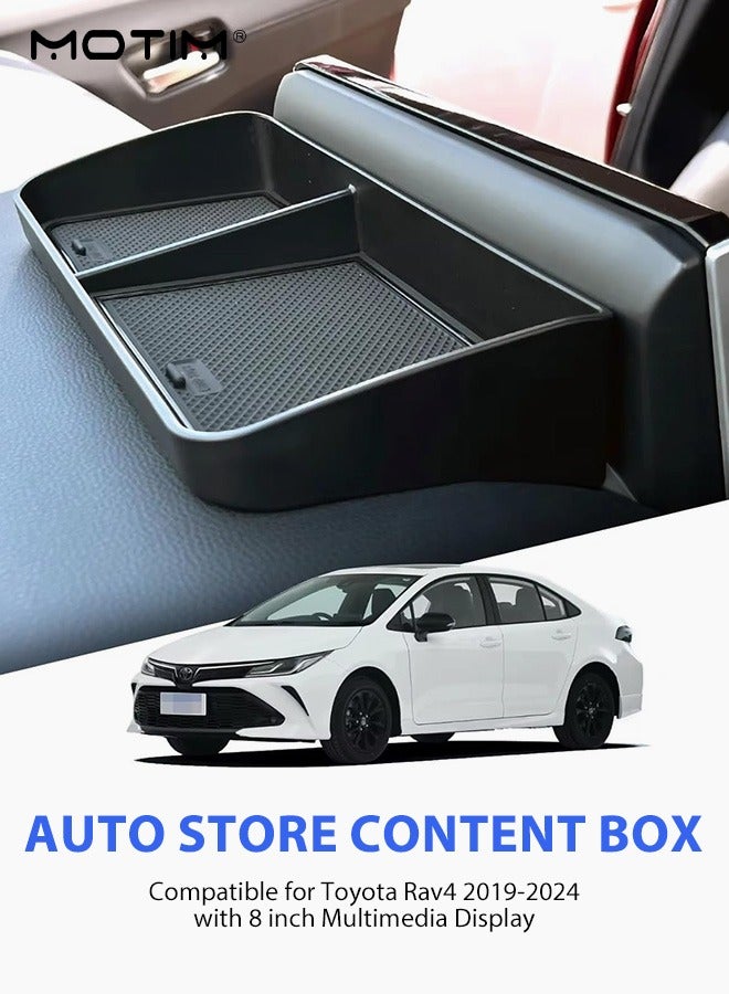 Motim Toyota Car Dashboard Storage Box Organizer, Center Console Storage Tray, Dashboard Organizer Stowing Tidying For Toyota Corolla 2019-2022 / Corolla Cross 2022-2024 - Image 2