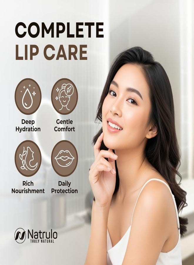 Natrulo Shea Butter Lip Balm – Natural Hydrating Chapstick with Beeswax & Coconut Oil – Lip Repair for Dry Cracked Lips – Moisturizing Lip Care Treatment for Men, Women & Kids – Daily Lip Care, Made in USA - Image 3