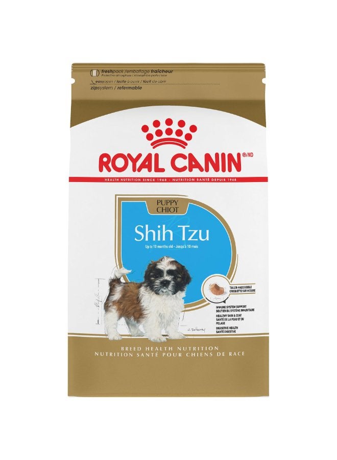 ROYAL CANIN طعام جاف للكلاب جرو شيه تزو من رويال كانين للتغذية الصحية للسلالات، 2.5 رطل - Image 1