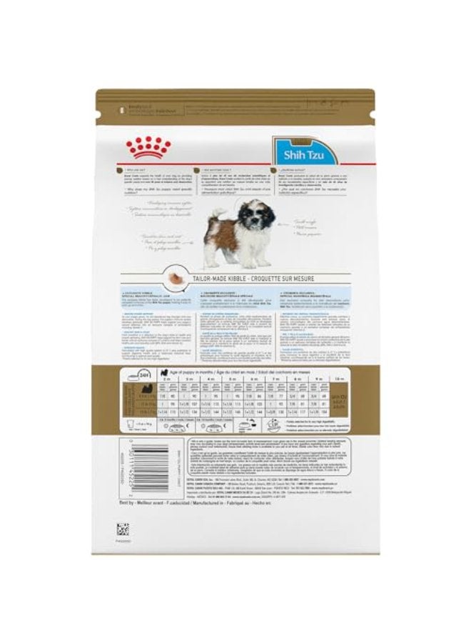 ROYAL CANIN طعام جاف للكلاب جرو شيه تزو من رويال كانين للتغذية الصحية للسلالات، 2.5 رطل - Image 3