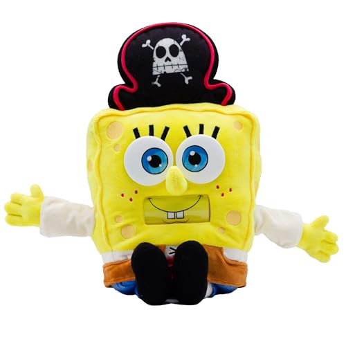 Spongebob Squarepants فيلم سبونج بوب سكوير بانتس: البحث عن سكوير بانتس - دمية قماشية جودي جوبير بحجم 16 إنش مع أصوات وفم دوار للأطفال - Image 1