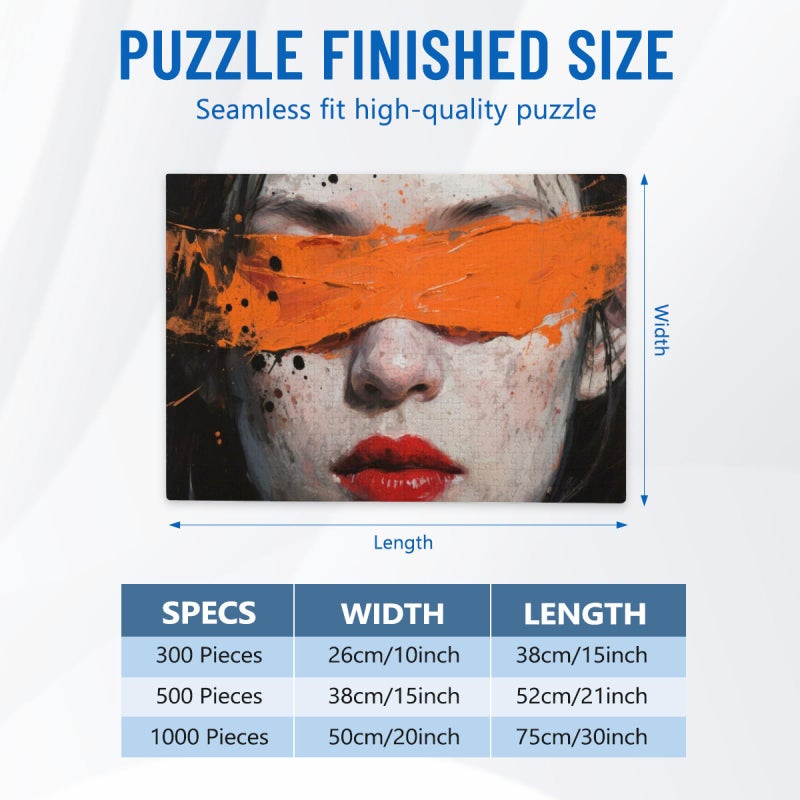 1000 Pieces Adult Jigsaw Puzzle Blindfolded Beauty Difficult Large Holiday Entertainment - Image 3