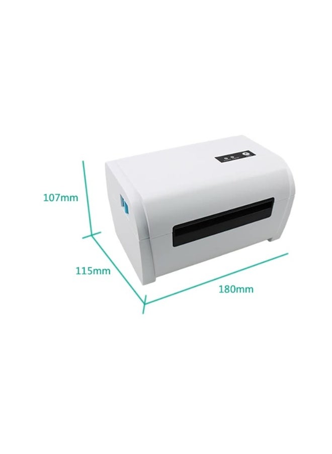 Thermal Label Printer, USB Connection,Support 40-110mm Paper Width Compatible with Windows for Supermarket Store Restaurant Logistic - Image 2