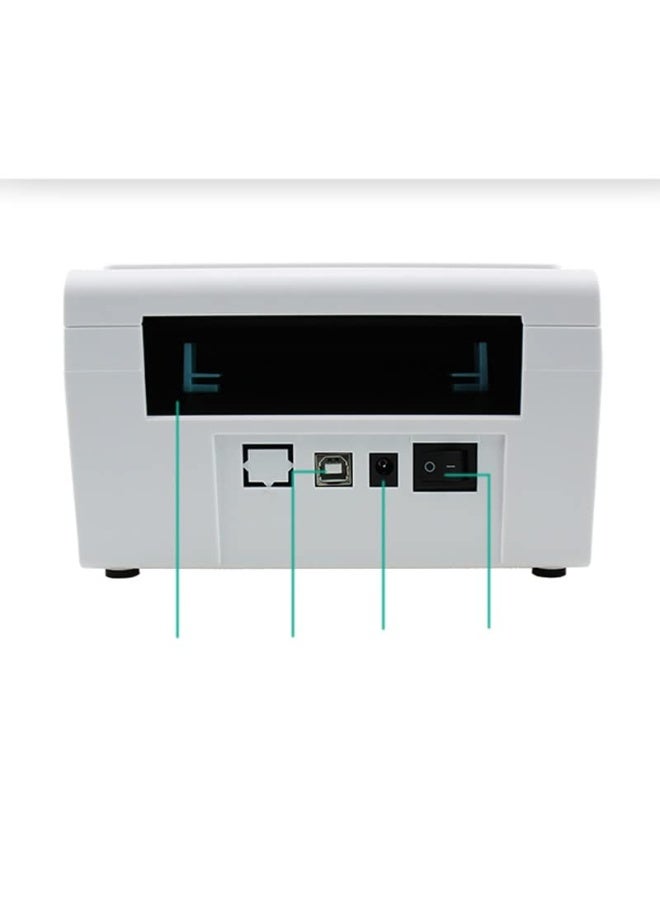 Thermal Label Printer, USB Connection,Support 40-110mm Paper Width Compatible with Windows for Supermarket Store Restaurant Logistic - Image 4