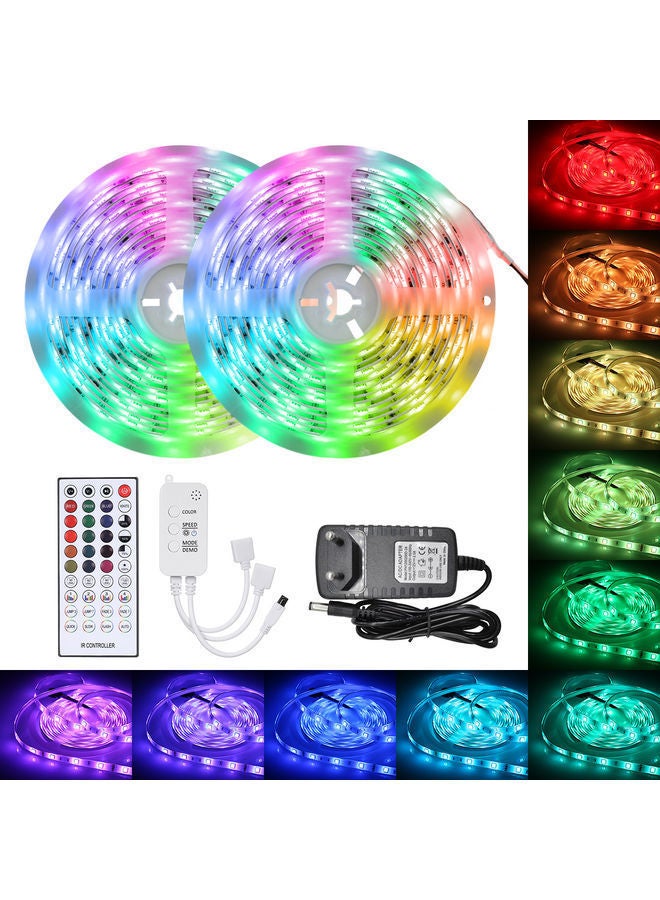 NIBEMINENT 2 Rolls BT Connection 150 LEDs Strip Lights With IR Remote white - Image 2