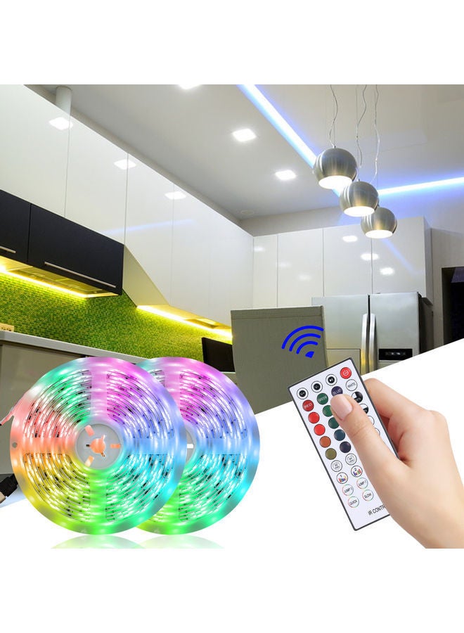 NIBEMINENT 2 Rolls BT Connection 150 LEDs Strip Lights With IR Remote white - Image 4