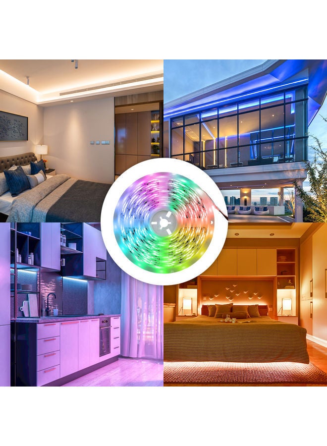 NIBEMINENT 2 Rolls BT Connection 150 LEDs Strip Lights With IR Remote white - Image 5