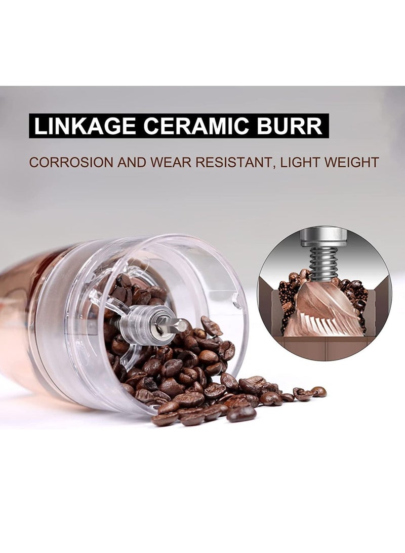 Portable Electric Burr Coffee Grinder, Electric Coffee Bean Grinder, Adjustable Automatic Conical Burr Grinder with 5 Precise Grind Settings for Espresso/Drip Coffee/Drip Coffee/French Press (Sliver) - Image 4