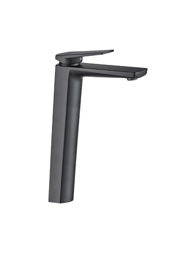 DANUBE HOME Milano Yana Art Basin Mixer - Matt Black Finish Wash Basin Tap For Lavatory, Washroom Solid Brass Body Bathroom Faucet Luxury Bathroom, Toilet Fixtures Water Control Valve - Image 1