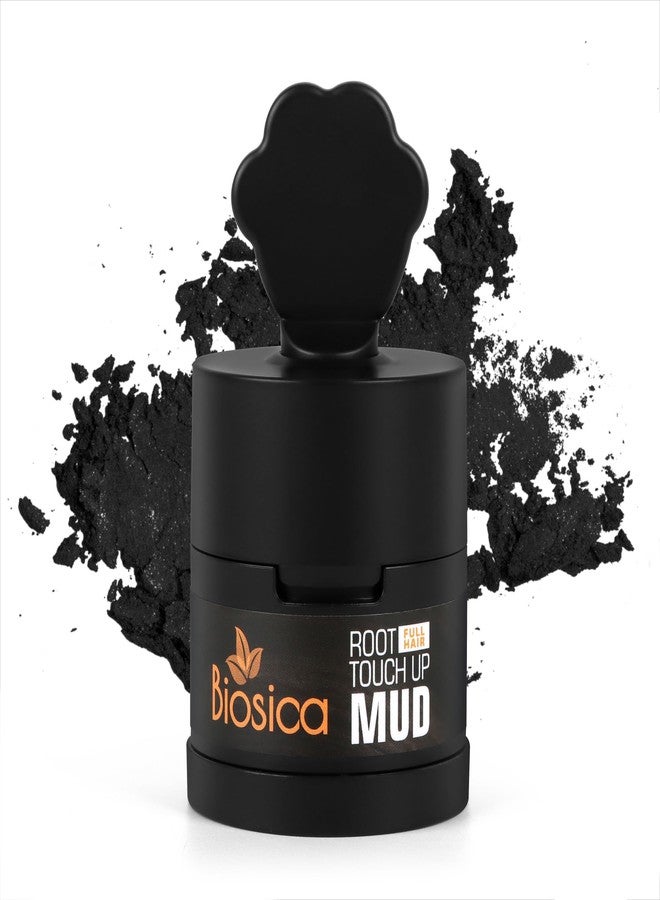 Biosica Root Touch Up Powder – Instant Root Concealer for Gray Hair & Thinning Areas – Water & Sweat Resistant Hair Filler – Natural-Looking Hairline Coverage for Men & Women – Long-Lasting, Easy Application (Black) - Image 3