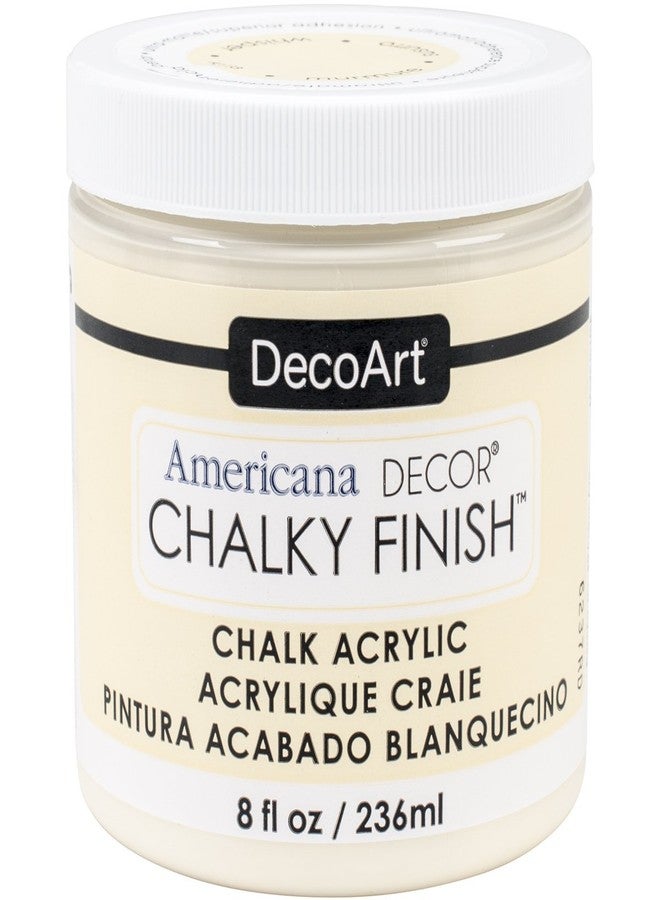 DecoArt ADC-03 Americana Chalky Finish Paint, 8-Ounce, Whisper - Image 1