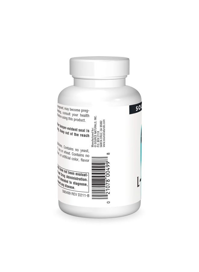 Source Naturals Acetyl L-Carnitine 500 mg 60 Tablet - Image 3