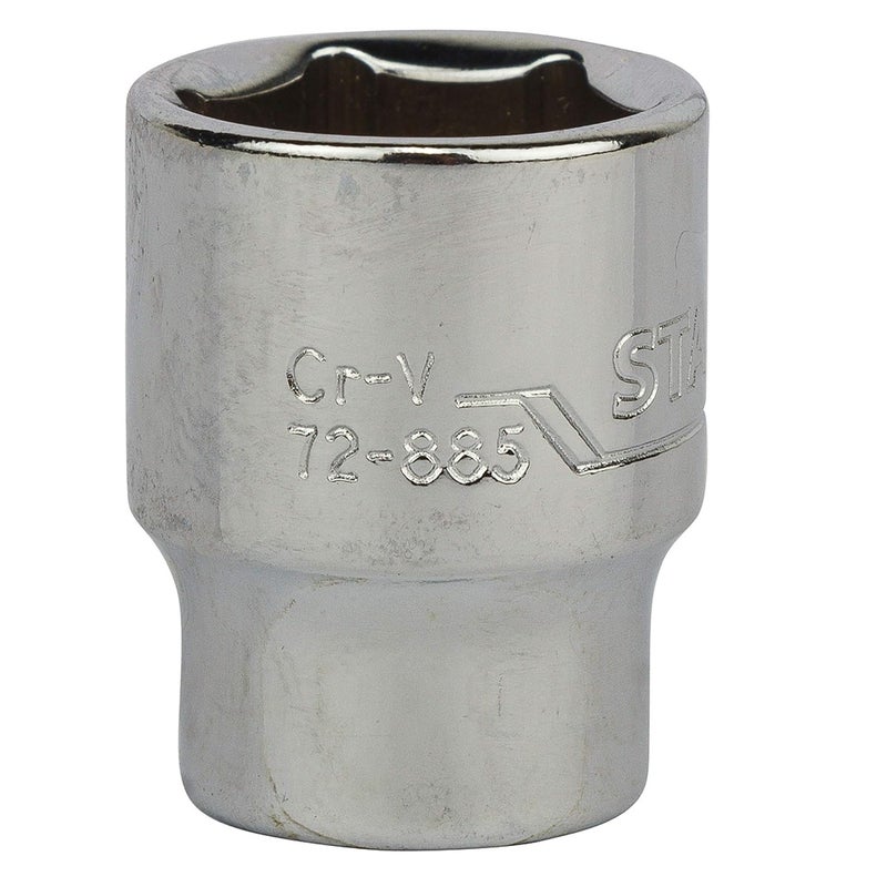 Stanley STANLEY STMT728858B 14inch 14mm Chrome Vanadium Steel 6 Point Standard Socket Silver  - Image 2
