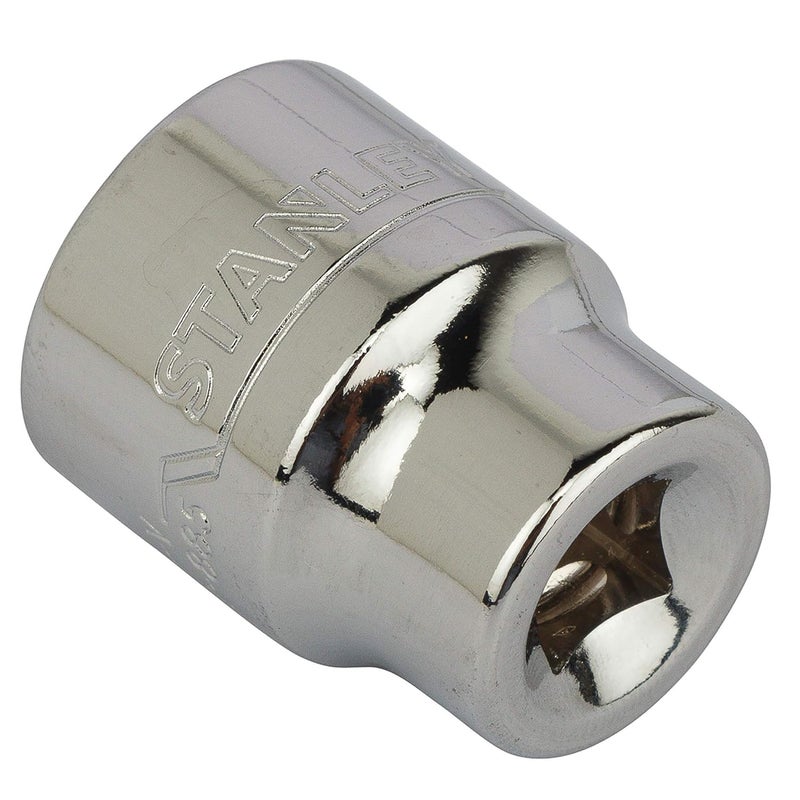 Stanley STANLEY STMT728858B 14inch 14mm Chrome Vanadium Steel 6 Point Standard Socket Silver  - Image 3