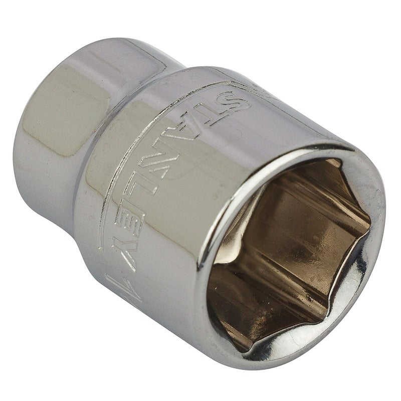 Stanley STANLEY STMT728858B 14inch 14mm Chrome Vanadium Steel 6 Point Standard Socket Silver  - Image 4